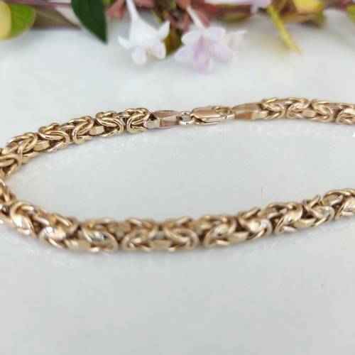 Solid Yellow Gold Ladies Bracelet #1041
