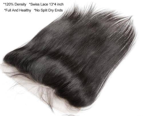 FREE SHIPPING!!! Raw Virgin Brazilian Straight Hair Bundles + 13x4 Closure (32, 34, 34 + Closure 20)