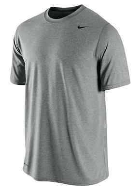 Original Mens NIKE Short Sleeve Dri-Fit Touch Heathered - X Large - 371642-063