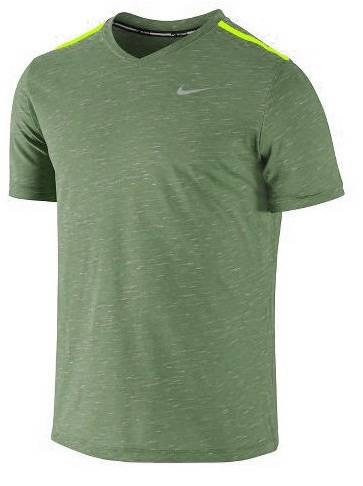Original Mens NIKE Short Sleeve Dri-Fit Neon Tailwind - Medium - 811422-038