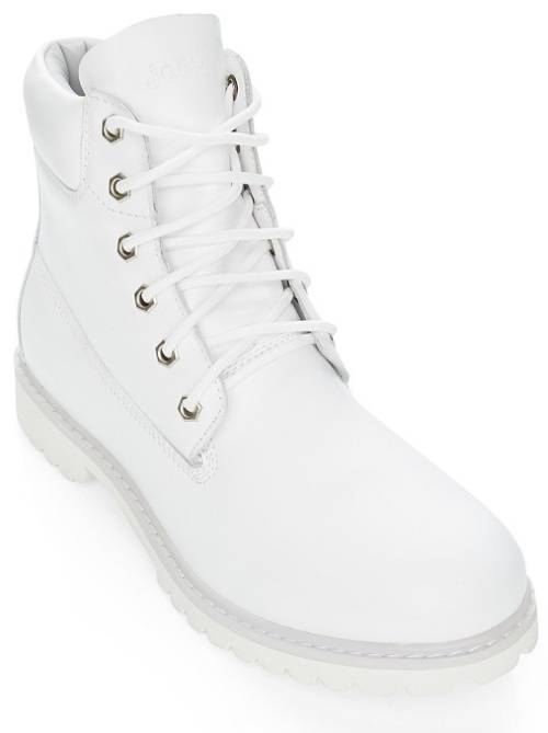 Original Mens Jeep Gecko White Nappa - UK 10 (SA 10) Leather Upper