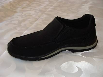 Original Mens Jeep Duro Lite - UK 10 (SA 10) - Black - Leather / Textile Upper - Foam Tech Insole