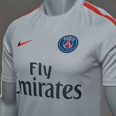 Original Mens NIKE Paris Saint-Germain Dry Squad SS Top - 809736-013 - X Large