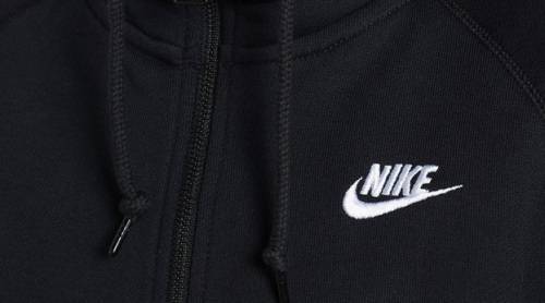 Original Mens Nike AW77 FT Full Zip Hoody - 897376-010 - Large