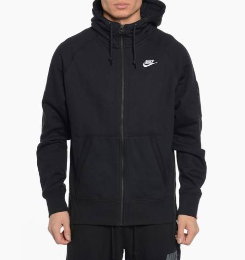 Original Mens Nike AW77 FT Full Zip Hoody - 897376-010 - Large
