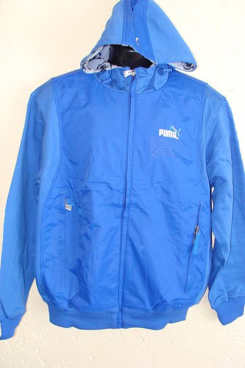Thick Puma Jacket with hood Large