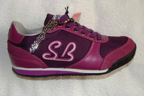 Authentic Ladies Sissy Boy Shoes SA 4 Pink/Purple Gerbera