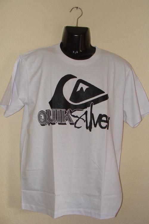 Mens Quiksilver T Shirt Large 100% Cotton