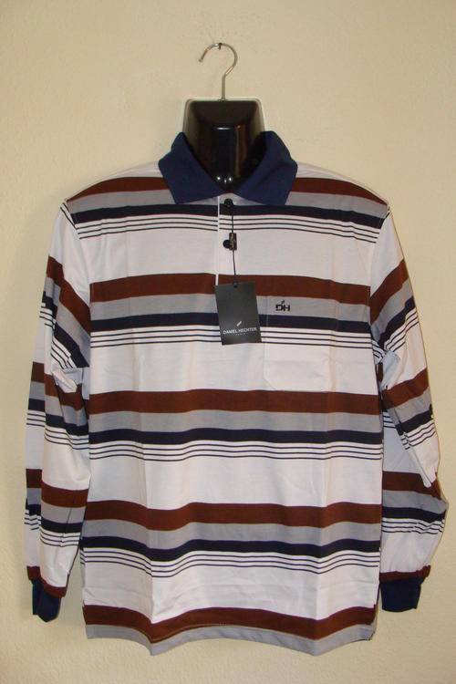 Mens Daniel Hechter Long Sleeve Golf T Shirt Large