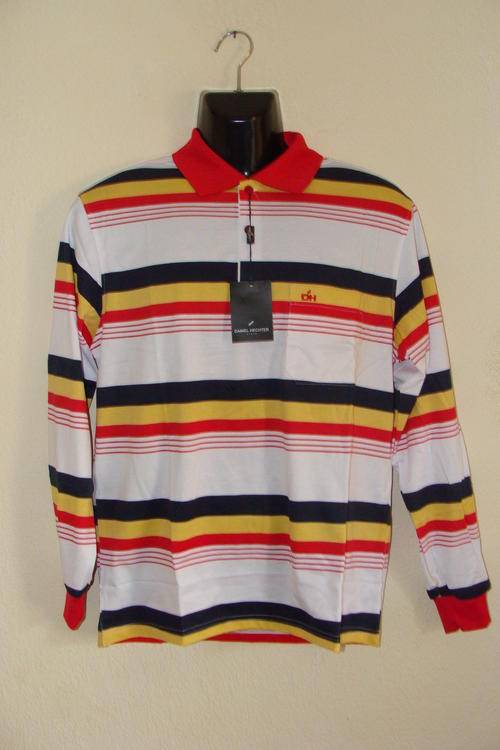 Mens Daniel Hechter Long Sleeve Golf T Shirt Large