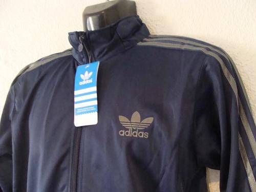 Adidas Two Piece Track Suit Navy Blue - Medium