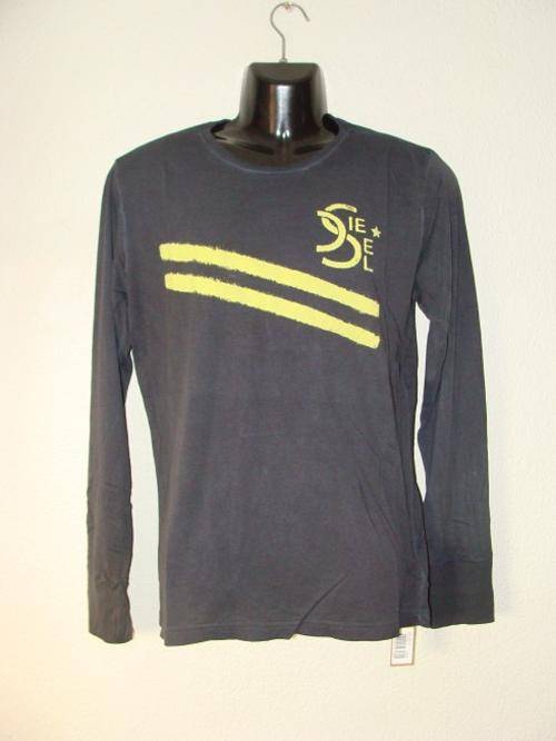 Mens Diesel Tente-Rsl Long Sleeve T-Shirt Slim Fit - Large