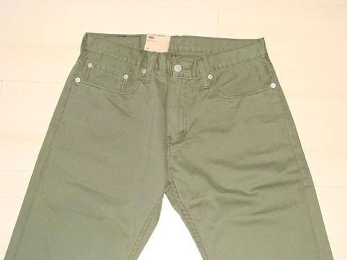Original Mens Levi's 514 Straight Fit Chinos 38W 32L Olive Green - Retails for R599