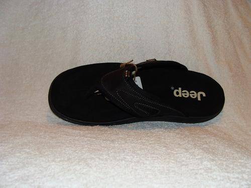 Original Mens Jeep Reed Upper Leather Sandal - UK 9
