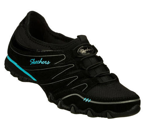 Original Ladies Skechers Bikers Sole Charmer Leather & Textile Upper - UK 7 (SA 7)