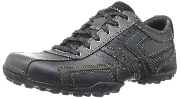 Original Mens SKECHERS Talus Valey Leather Upper - UK 12 (SA 12) Memory Foam