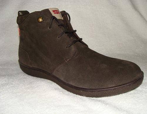 Original Mens Levi's Ryan (Dark Brown) - UK 10 (SA 10) - Leather Upper
