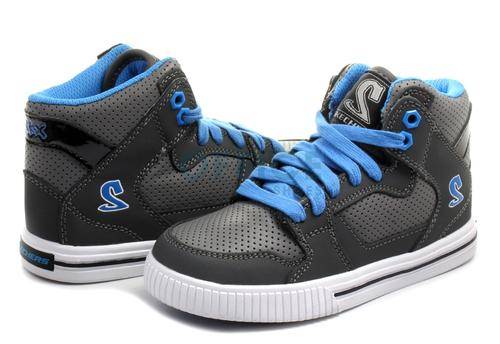 Original Boys SKECHERS Kortix Attaq High Top  - UK 8 (SA 8 - 15cm) Leather & Synthetic Upper