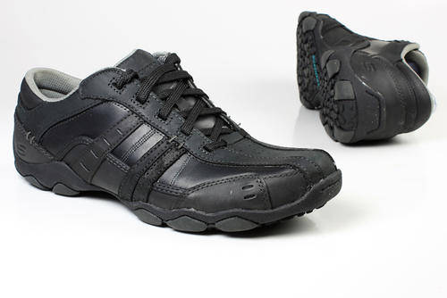 Original Mens SKECHERS Diameter Vassell Leather Upper - UK 8 (SA 8) - Memory Foam