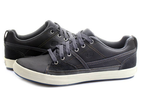 Original Mens SKECHERS Planfix Romelo - UK 9 (SA 9) Memory Foam - Leather Upper