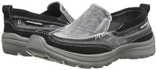 Original BOYS SKECHERS Superior Melvin - UK 1 (SA 1 - 21cm) Memory Foam Leather & Textile Upper