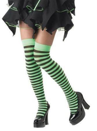 Black & Green Socks