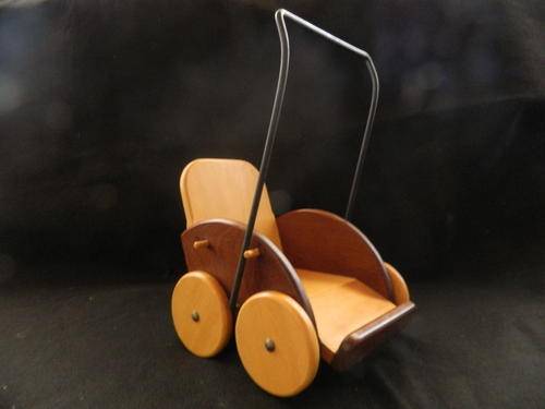 Solid Imbuia & Paumarfin Dolls Pushcar.