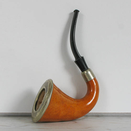 VINTAGE HALLMARKED CALABASH PIPE