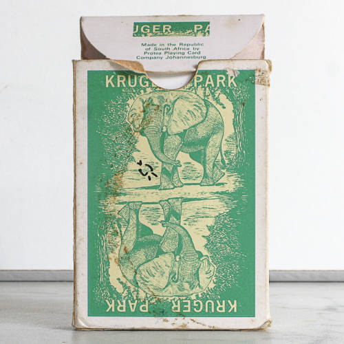 VINTAGE PLAYING CARDS-KRUGER NATIONAL PARK
