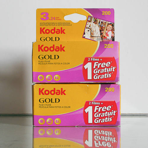 KODAK GOLD FILM, 6 x 24 EXP. ROLLS 35mm ISO 200