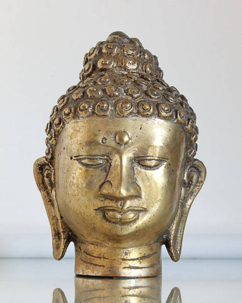 VINTAGE BRASS BUDDHA