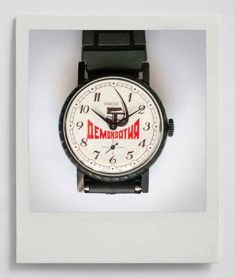 SOVIET MECHANICAL WRIST WATCH, POBEDA