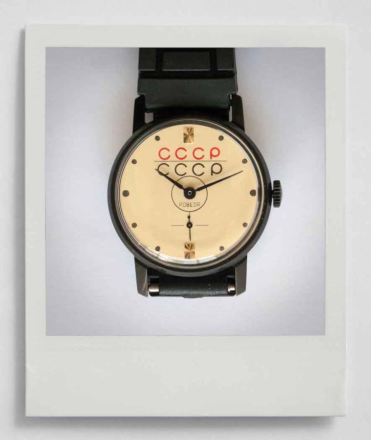SOVIET MECHANICAL WRIST WATCH, POBEDA