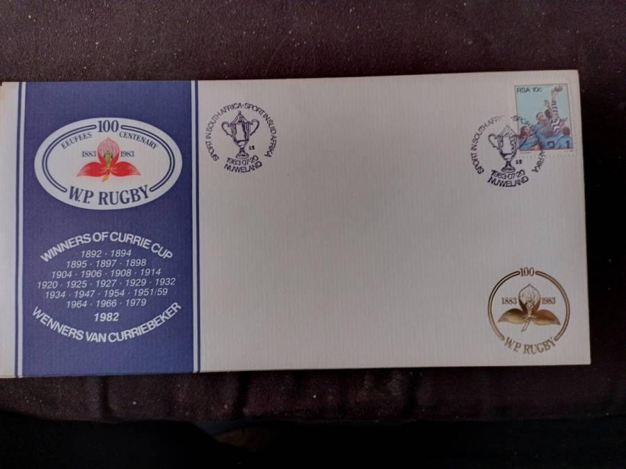 FDC Rugby WPRU Centenary 1983 (AK-131C)