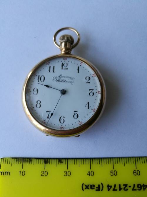 14k gold American Waltham pocket watch - Needs service/ repair