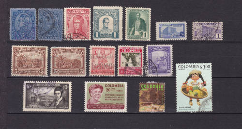 COLOMBIA from 1886 very fine used