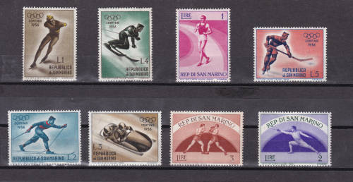 SAN MARINO 1956 Olympics MINT hinged very fine