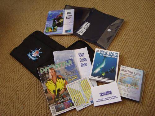 Scuba diving manuals plus diving books, computer programmes and diving tables