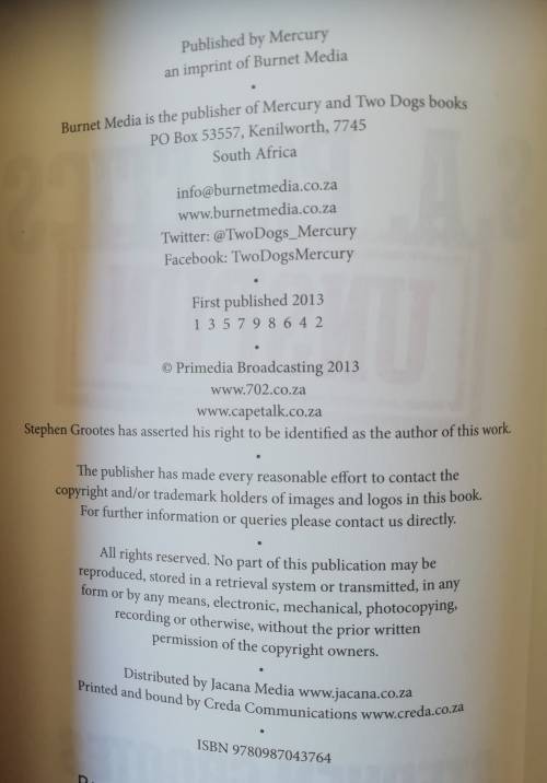 S. A. Politics Unspun / Stephen Grootes