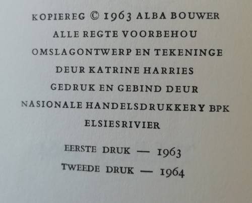 Stories van Bergplaas - Alba Bouwer (2de druk 1964)