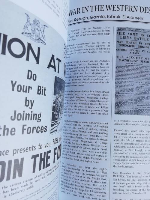 SOUTH AFRICA IN TWO WORLD WARS  - A NEWSPAPER HISTORY / VIC ALHADEFF