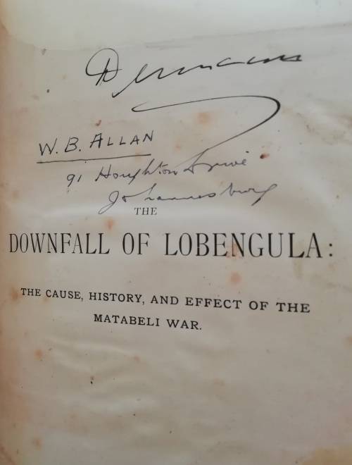 The Downfall of Lobengula / Wills, W.A., Collingridge, L.T. (1894)