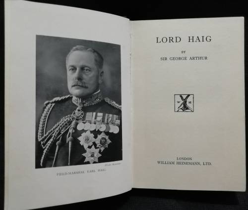 LORD HAIG by SIR GEORGE ARTHUR (1928)