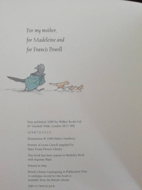 Alice`s Adventures in Wonderland - Lewis Carroll (Ilustrated by Helen Oxenbury)