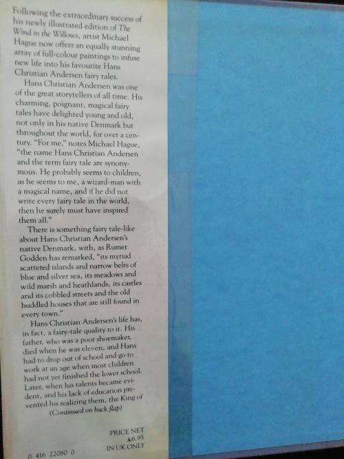 Michael Hague`s Favourite Hans Christian Andersen Fairy Tales