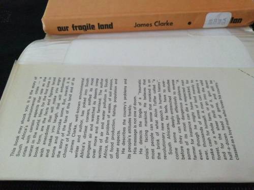 Our Fragile Land, SA Environmental Crisis  /  James Clarke