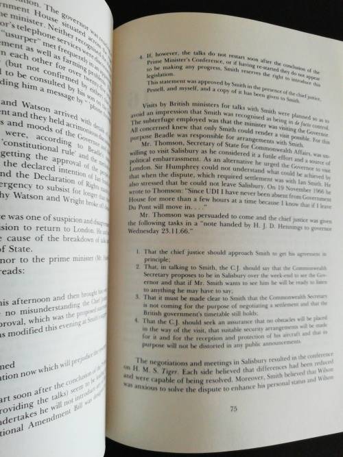THE JUDGE, THE PRINCE, AND THE USURPER, from UDI to Zimbabwe / Bennie Goldin