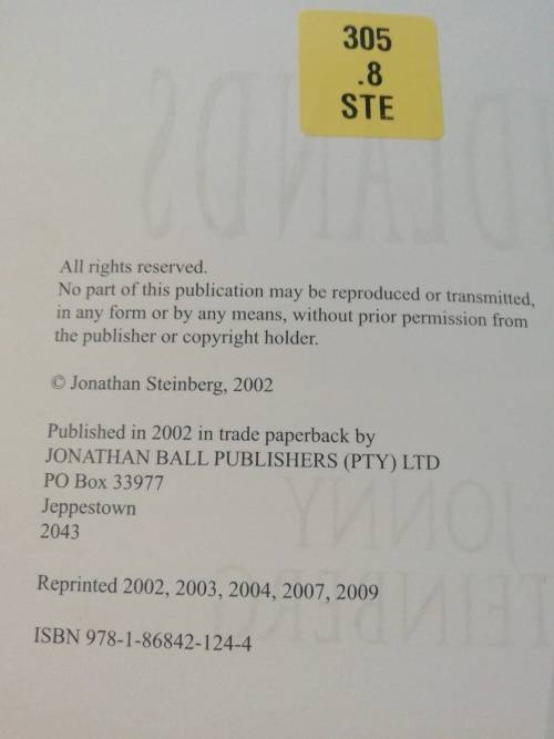 MIDLANDS / Jonny Steinberg