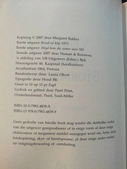 Verhale uit die Stormberge / Margaret Bakkes