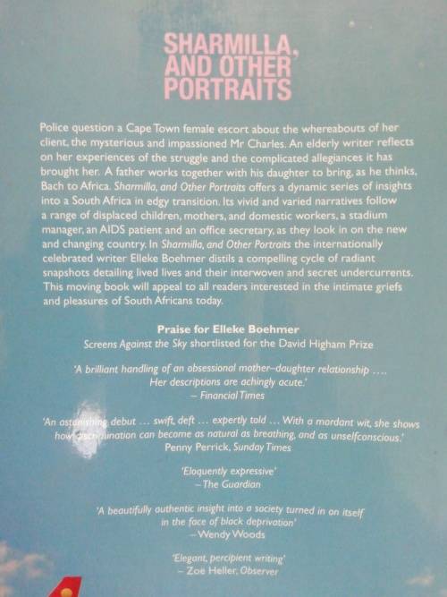 Sharmilla, and other Portraits / Elleke Boehmer